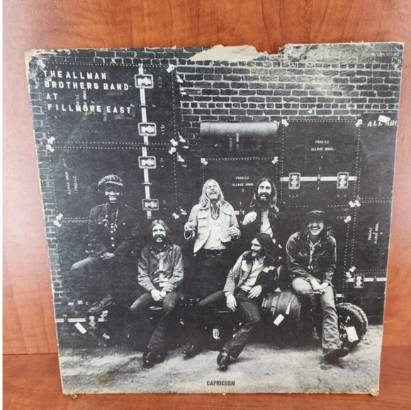 Allman Brothers "Fillamore East" Vinyl Record Rare Pink label 2LP - Picture 9 of 9